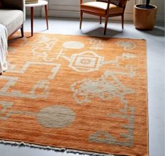 Handmade Geometric Wool Rug Bold